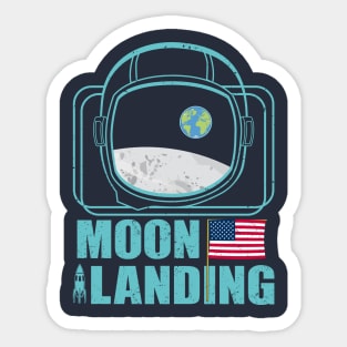 The Astronaut's View of Earth from the Moon. Sticker